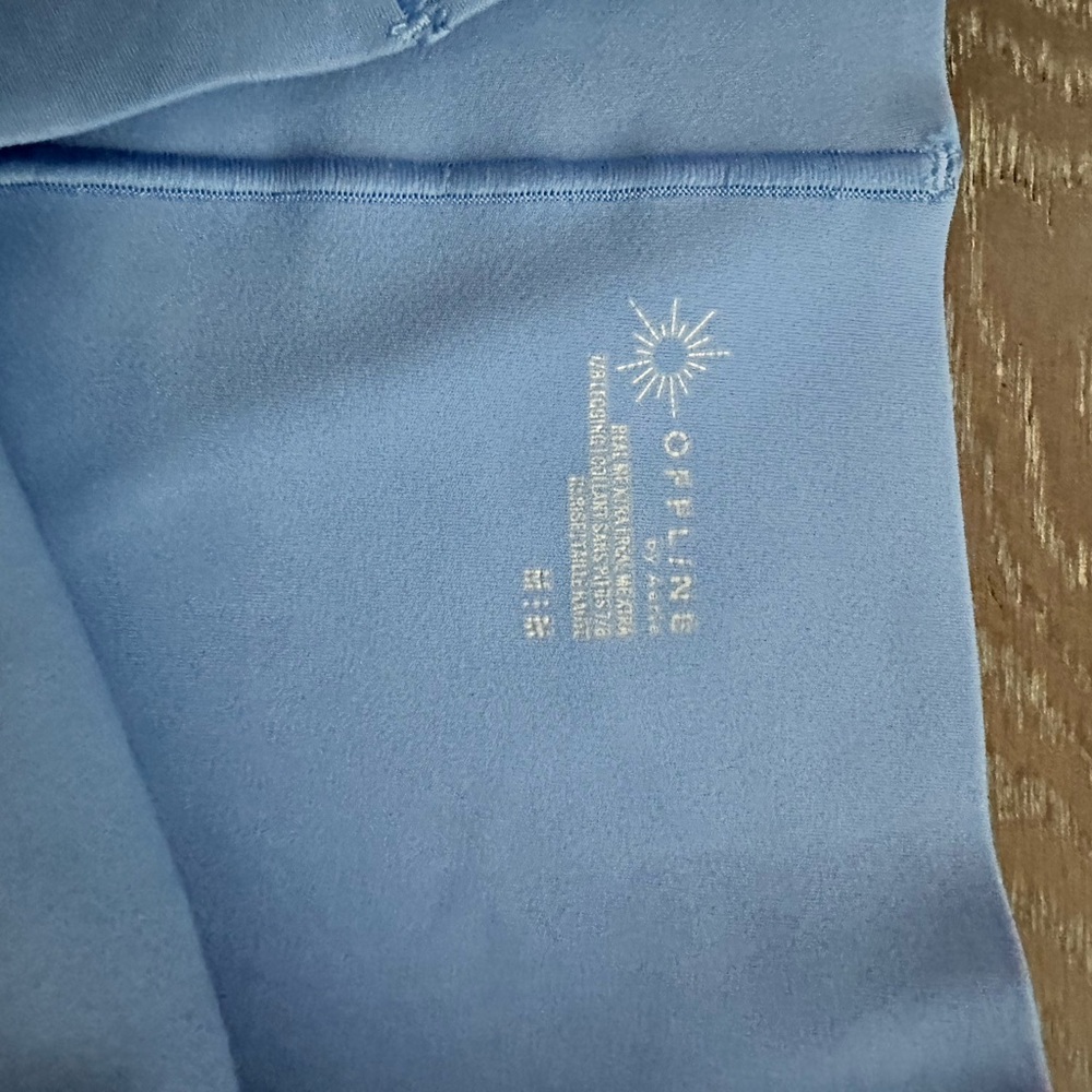Blue Off-Line Activewear Leggings